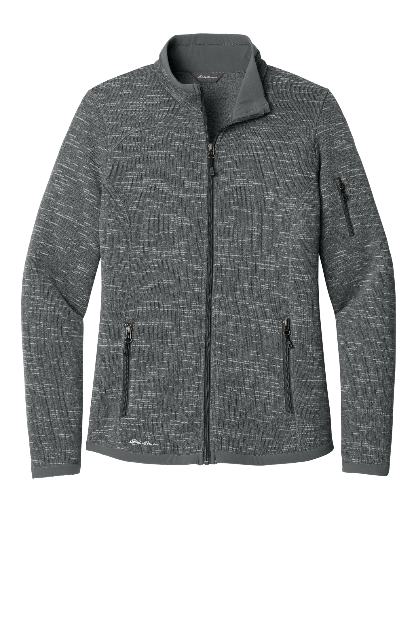Eddie Bauer ® Women's Sweater Fleece Full-Zip - Dark Grey Heather