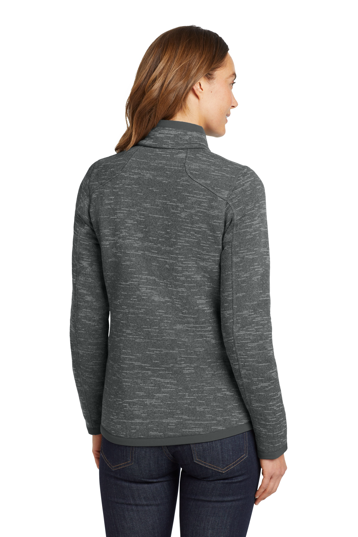 Eddie Bauer ® Women's Sweater Fleece Full-Zip - Dark Grey Heather