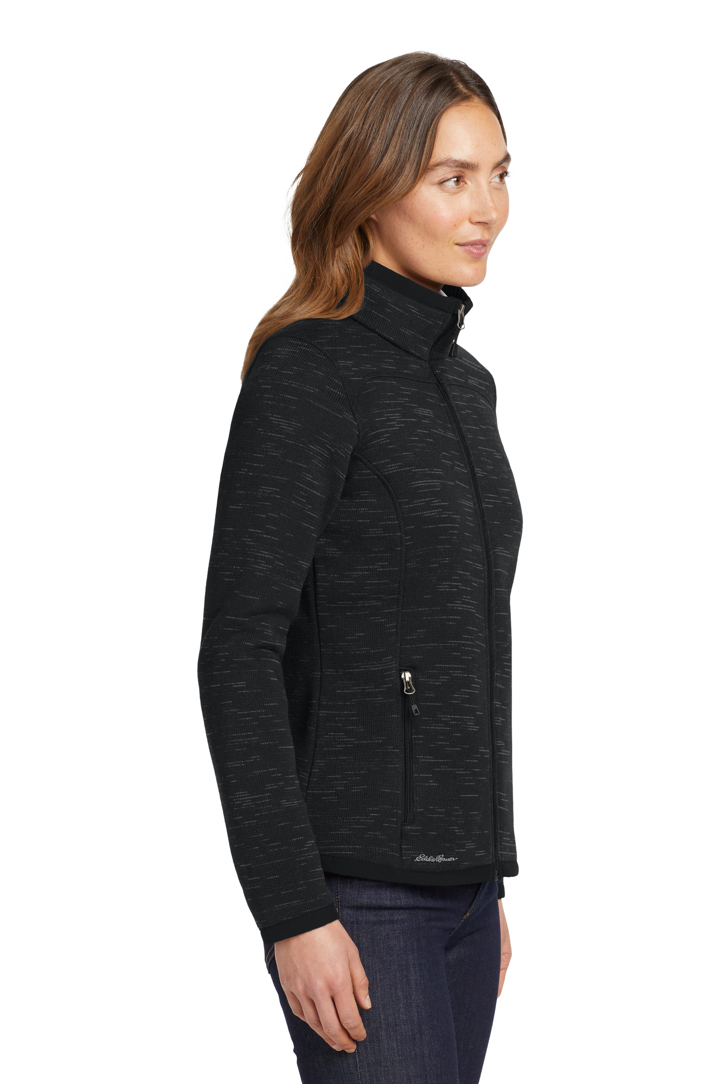 Eddie Bauer ® Women's Sweater Fleece Full-Zip - Black