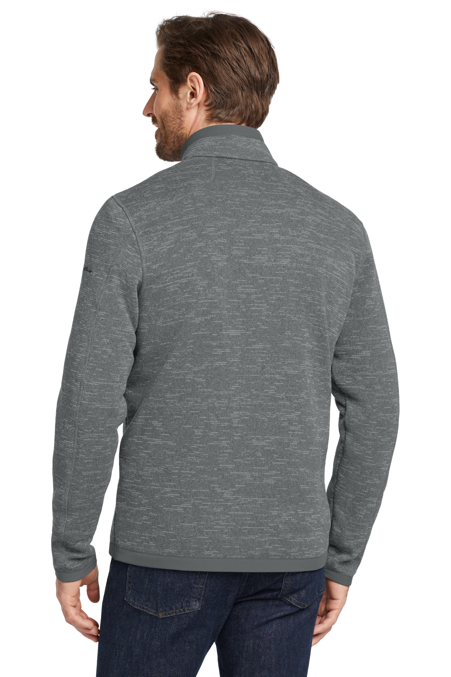 Eddie Bauer ® Sweater Fleece 1/4-Zip - Dark Heather Grey