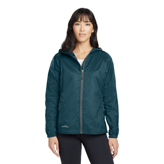 Eddie Bauer® Women's Packable Wind Jacket - Adriatic Blue