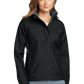 Eddie Bauer® Women's Rain Jacket - Black / Steel Grey