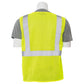 ERB by Delta Plus S363P Type R Class 2 Mesh Economy Safety Vest with Pockets & Zipper - Yellow
