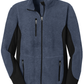 Port Authority® R-Tek® Pro Fleece Full-Zip Jacket - Navy Heather / Black