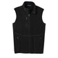 Port Authority® R-Tek® Pro Fleece Full-Zip Vest - Black / Black