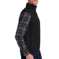 Port Authority® R-Tek® Pro Fleece Full-Zip Vest - Black / Black