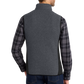 Port Authority® R-Tek® Pro Fleece Full-Zip Vest - Charcoal Heather / Black