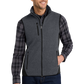 Port Authority® R-Tek® Pro Fleece Full-Zip Vest - Charcoal Heather / Black