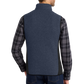 Port Authority® R-Tek® Pro Fleece Full-Zip Vest - Navy Heather / Black
