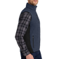 Port Authority® R-Tek® Pro Fleece Full-Zip Vest - Navy Heather / Black