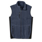 Port Authority® R-Tek® Pro Fleece Full-Zip Vest - Navy Heather / Black