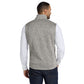 Port Authority ® Sweater Fleece Vest - Grey Heather