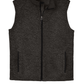 Port Authority ® Sweater Fleece Vest - Black Heather