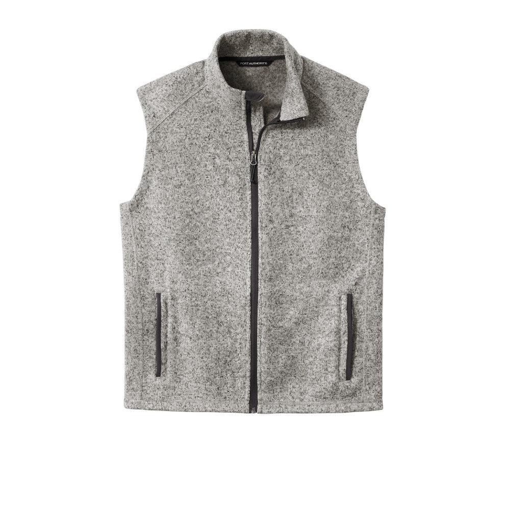 Port Authority ® Sweater Fleece Vest - Grey Heather