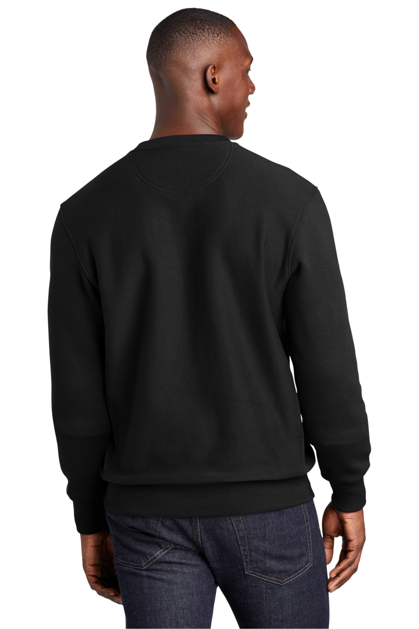 Sport-Tek® Super Heavyweight Crewneck Sweatshirt - Black