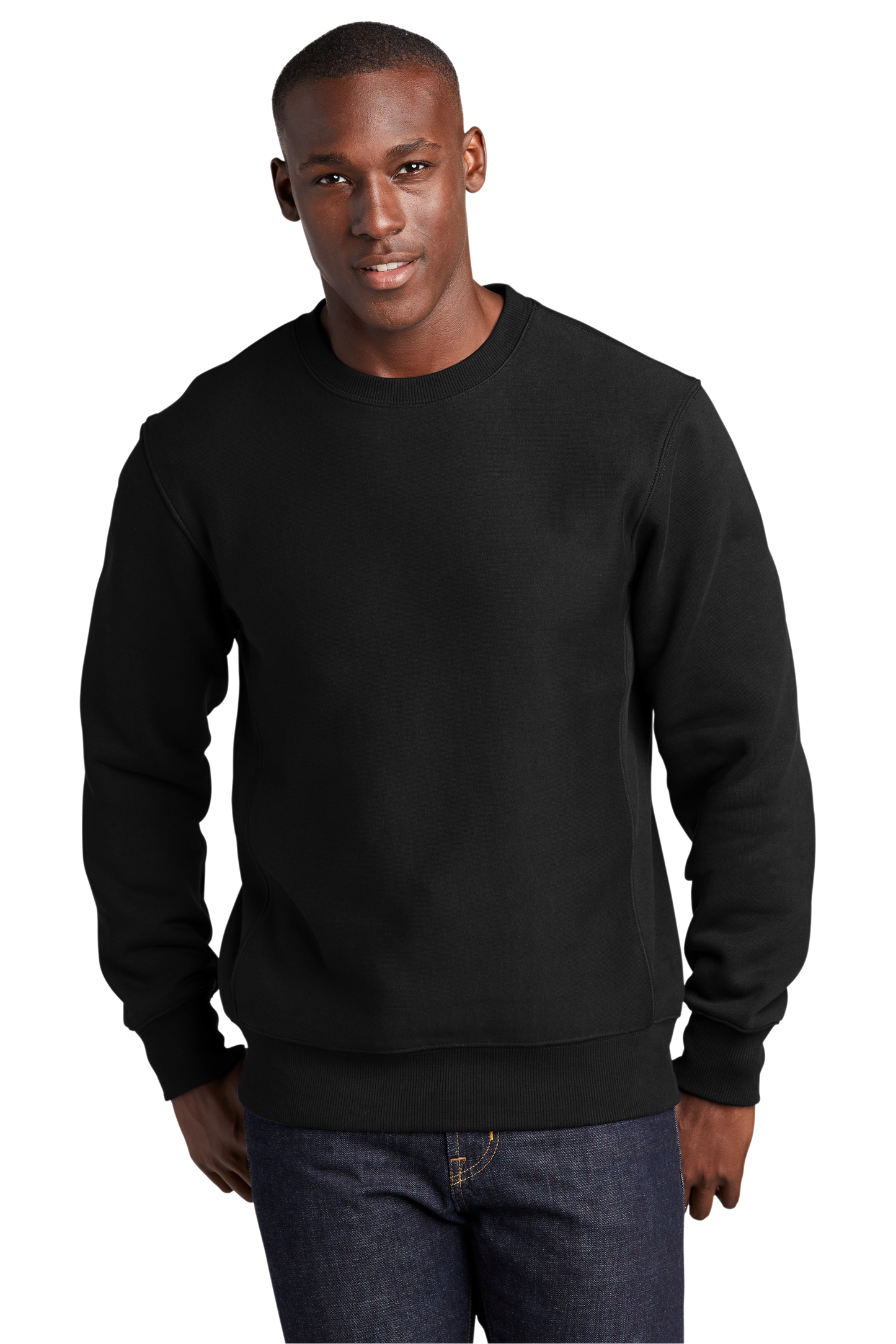 Sport-Tek® Super Heavyweight Crewneck Sweatshirt - Black