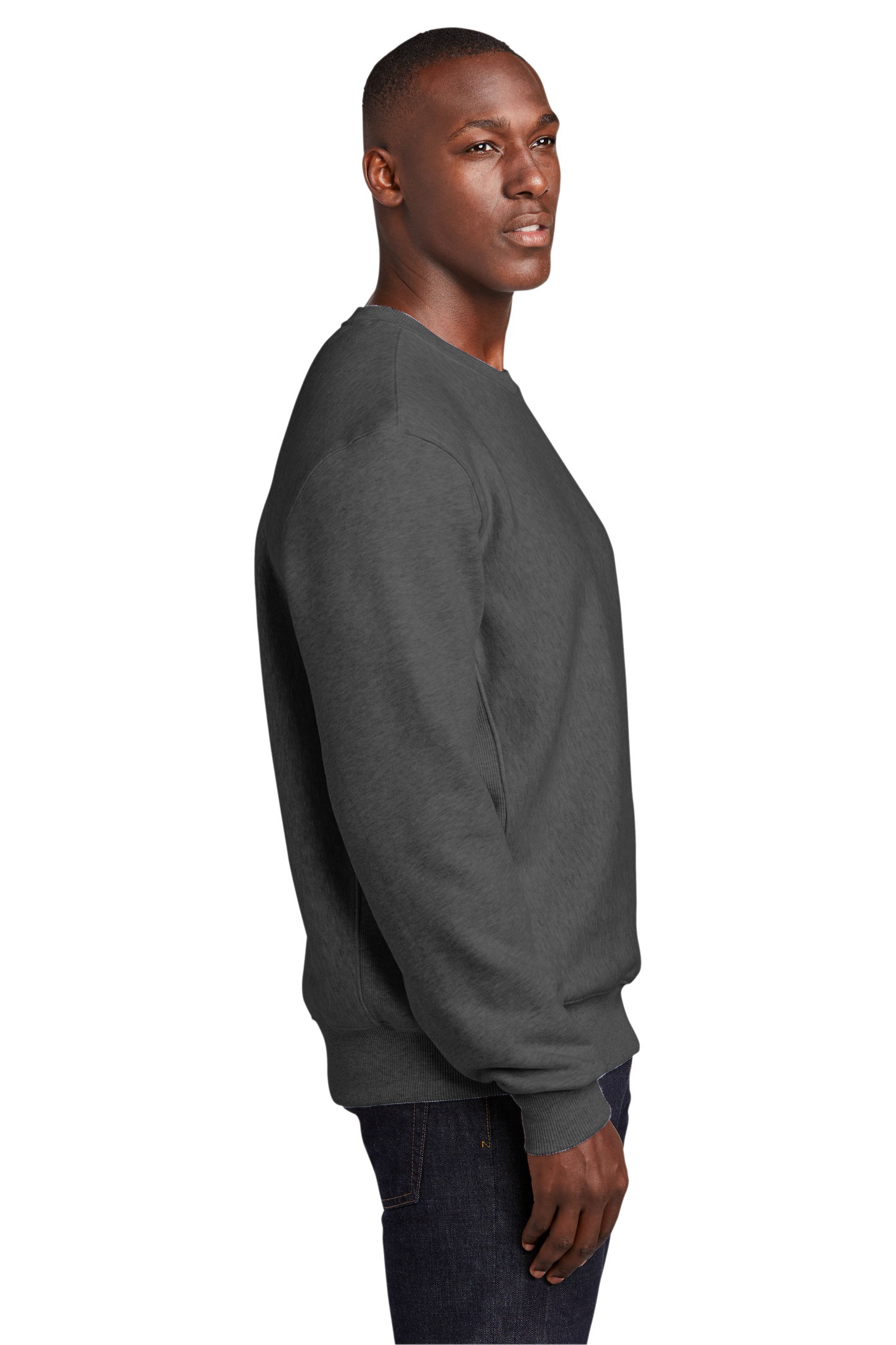 Sport-Tek® Super Heavyweight Crewneck Sweatshirt - Graphite Heather