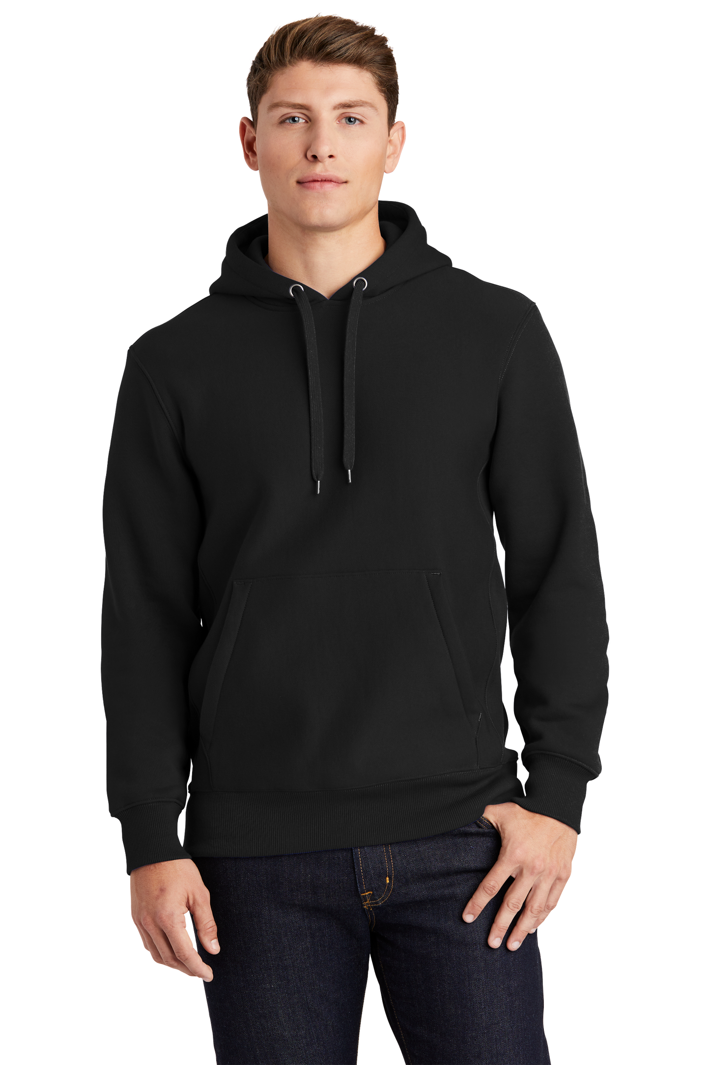 Sport-Tek® Super Heavyweight Pullover Hooded Sweatshirt - Black