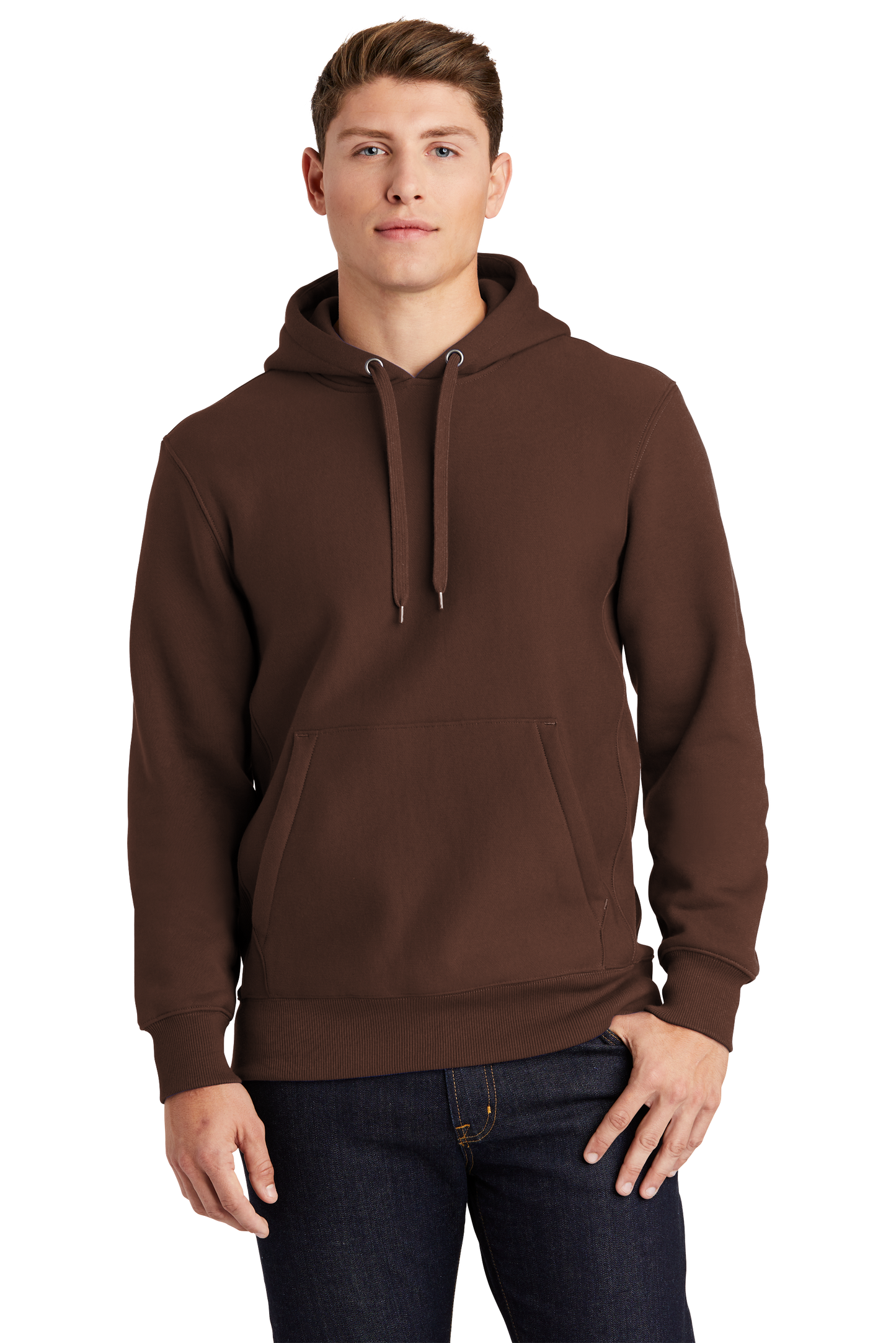 Sport-Tek® Super Heavyweight Pullover Hooded Sweatshirt - Brown