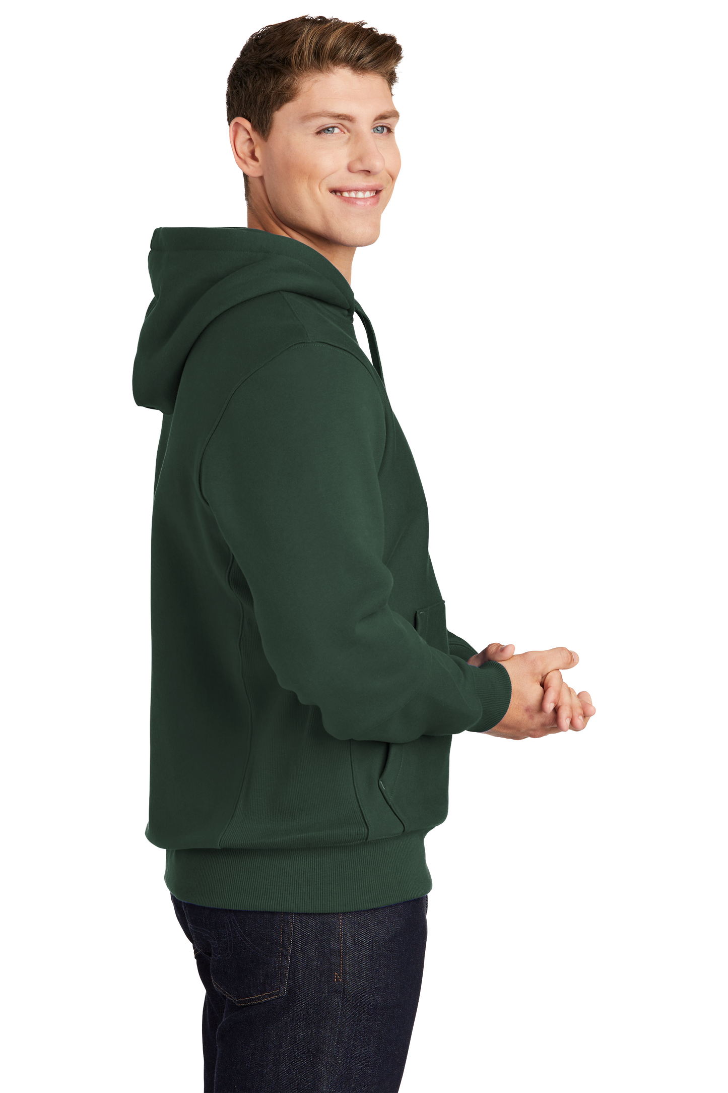 Sport-Tek® Super Heavyweight Pullover Hooded Sweatshirt - Dark Green