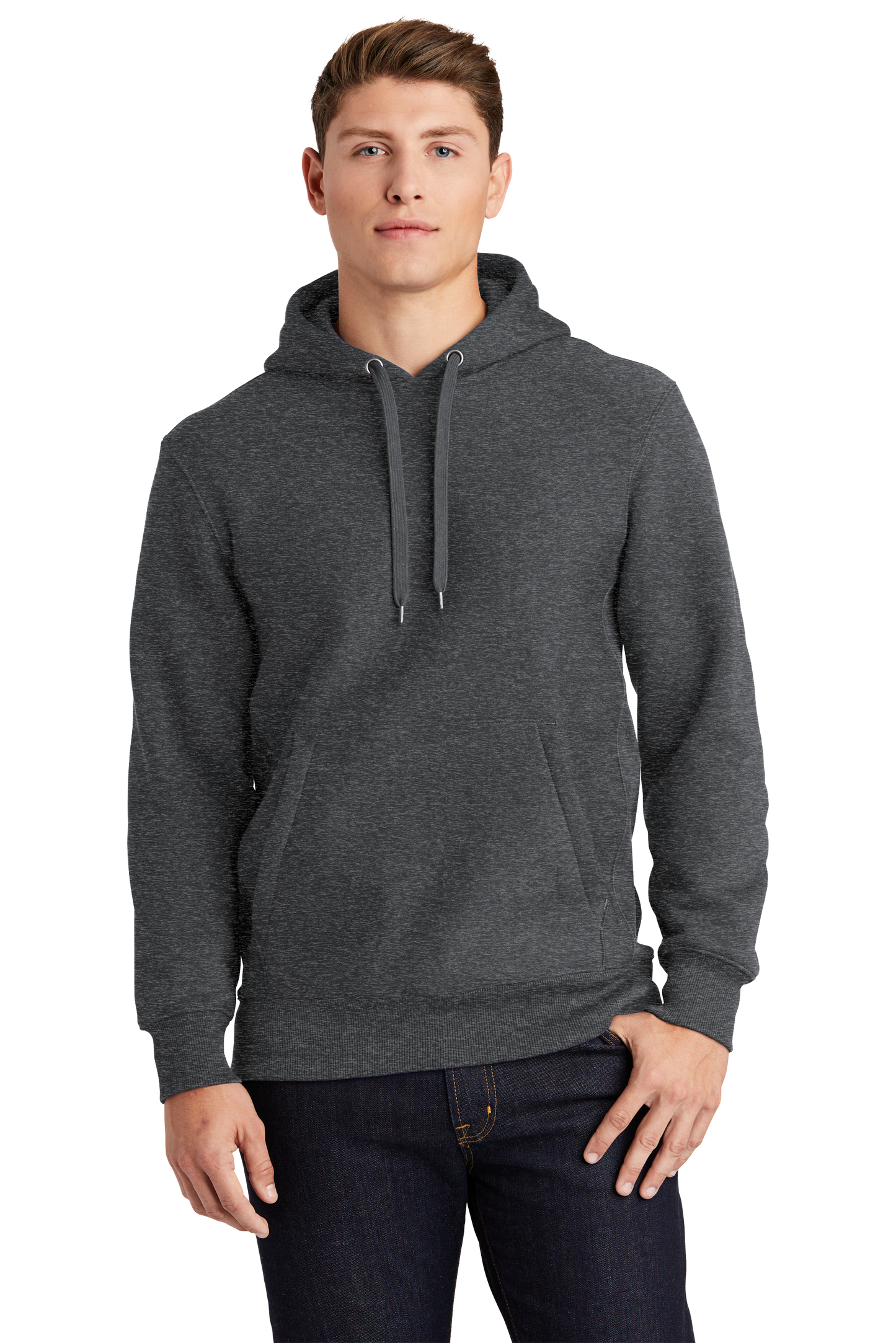 Sport-Tek® Super Heavyweight Pullover Hooded Sweatshirt - Graphite Heather