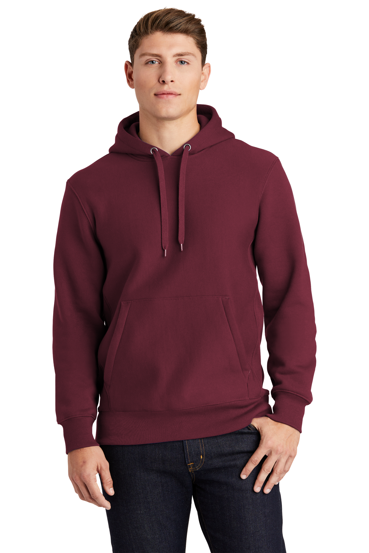 Sport-Tek® Super Heavyweight Pullover Hooded Sweatshirt - Maroon