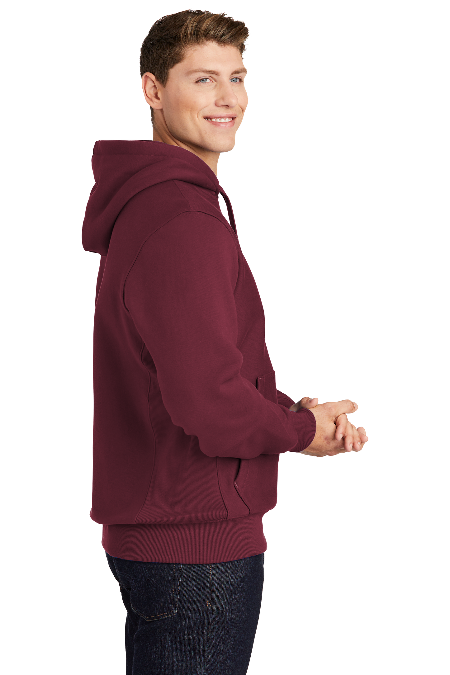 Sport-Tek® Super Heavyweight Pullover Hooded Sweatshirt - Maroon