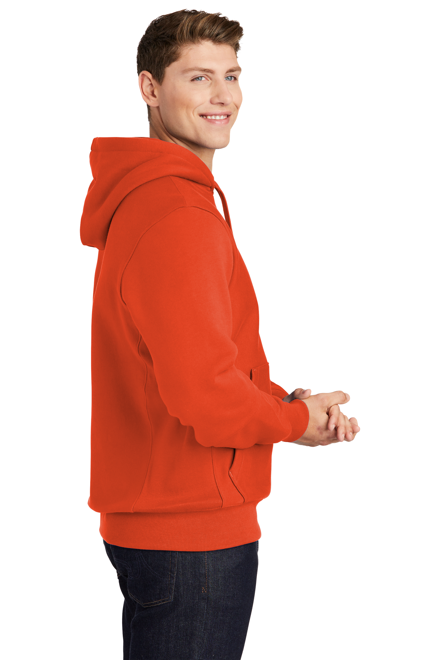 Sport-Tek® Super Heavyweight Pullover Hooded Sweatshirt - Orange
