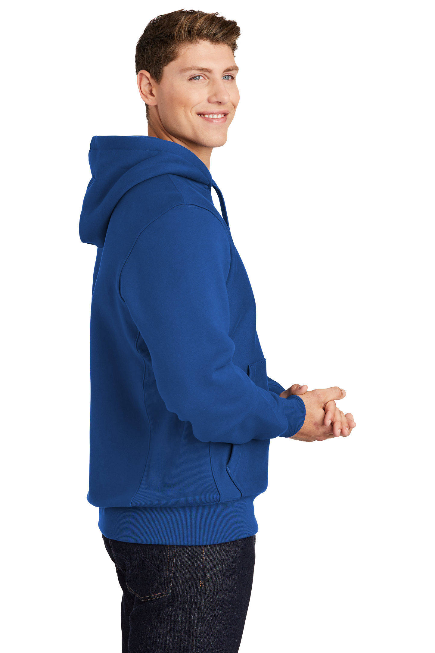 Sport-Tek® Super Heavyweight Pullover Hooded Sweatshirt - Royal