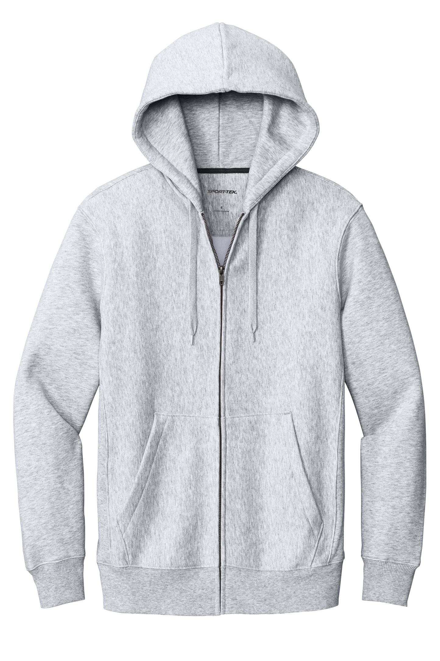 Sport-Tek® Super Heavyweight Full-Zip Hooded Sweatshirt - Athletic Heather