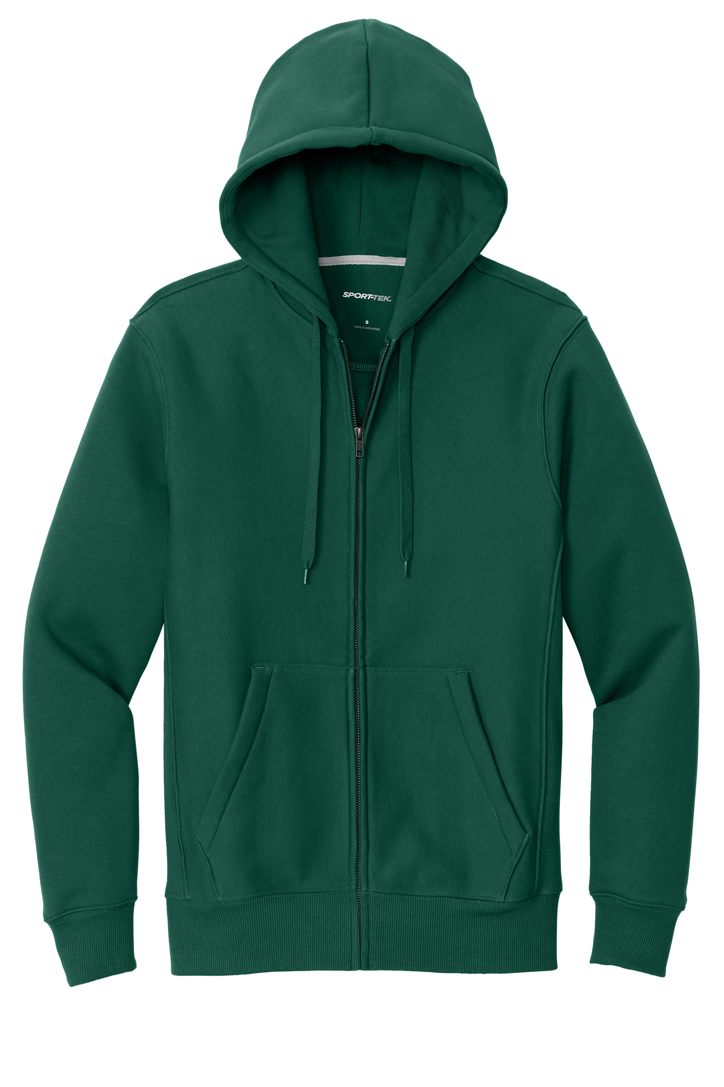 Sport-Tek® Super Heavyweight Full-Zip Hooded Sweatshirt - Dark Green