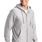 Sport-Tek® Super Heavyweight Full-Zip Hooded Sweatshirt - Athletic Heather