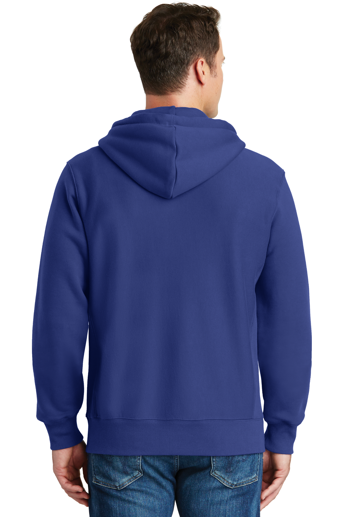 Sport-Tek® Super Heavyweight Full-Zip Hooded Sweatshirt - Royal