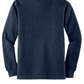 Port Authority® Slub Fleece 14-Zip Pullover - Navy