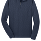 Port Authority® Slub Fleece 14-Zip Pullover - Navy