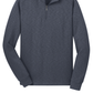 Port Authority® Slub Fleece 14-Zip Pullover - Slate Grey