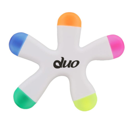 Fun Lighter™ 5 Color Highlighter - White