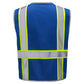 GSS Safety 1712 Enhanced Visibility Hype-Lite Heavy Duty Safety Vest - Blue