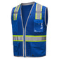 GSS Safety 1712 Enhanced Visibility Hype-Lite Heavy Duty Safety Vest - Blue