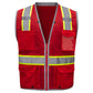 GSS Safety 1712 Enhanced Visibility Hype-Lite Heavy Duty Safety Vest - Red