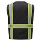 GSS Safety 1712 Enhanced Visibility Hype-Lite Heavy Duty Safety Vest - Black