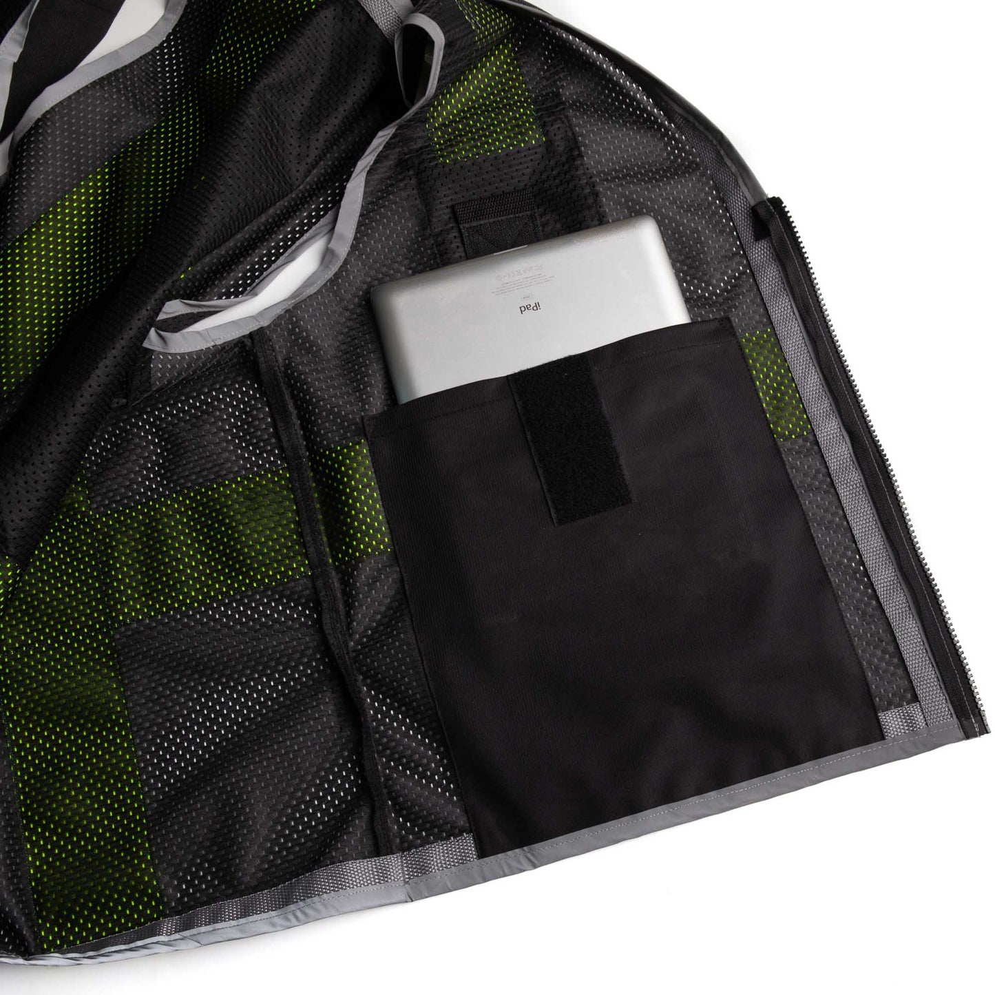 GSS Safety 1712 Enhanced Visibility Hype-Lite Heavy Duty Safety Vest - Black