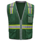 GSS Safety 1712 Enhanced Visibility Hype-Lite Heavy Duty Safety Vest - Dark Green