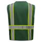 GSS Safety 1712 Enhanced Visibility Hype-Lite Heavy Duty Safety Vest - Dark Green