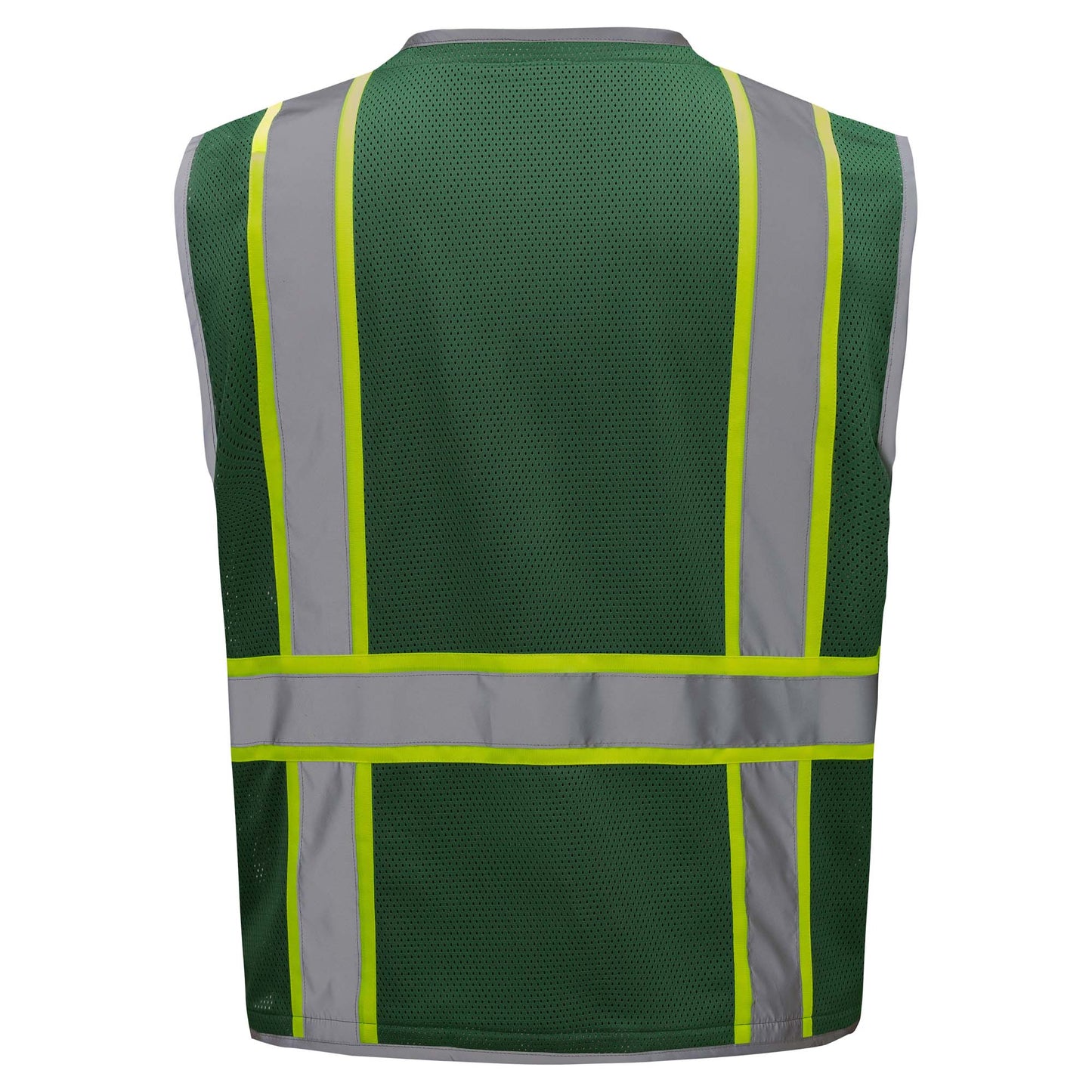 GSS Safety 1712 Enhanced Visibility Hype-Lite Heavy Duty Safety Vest - Dark Green
