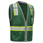 GSS Safety 1712 Enhanced Visibility Hype-Lite Heavy Duty Safety Vest - Dark Green