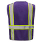 GSS Safety 1712 Enhanced Visibility Hype-Lite Heavy Duty Safety Vest - Purple