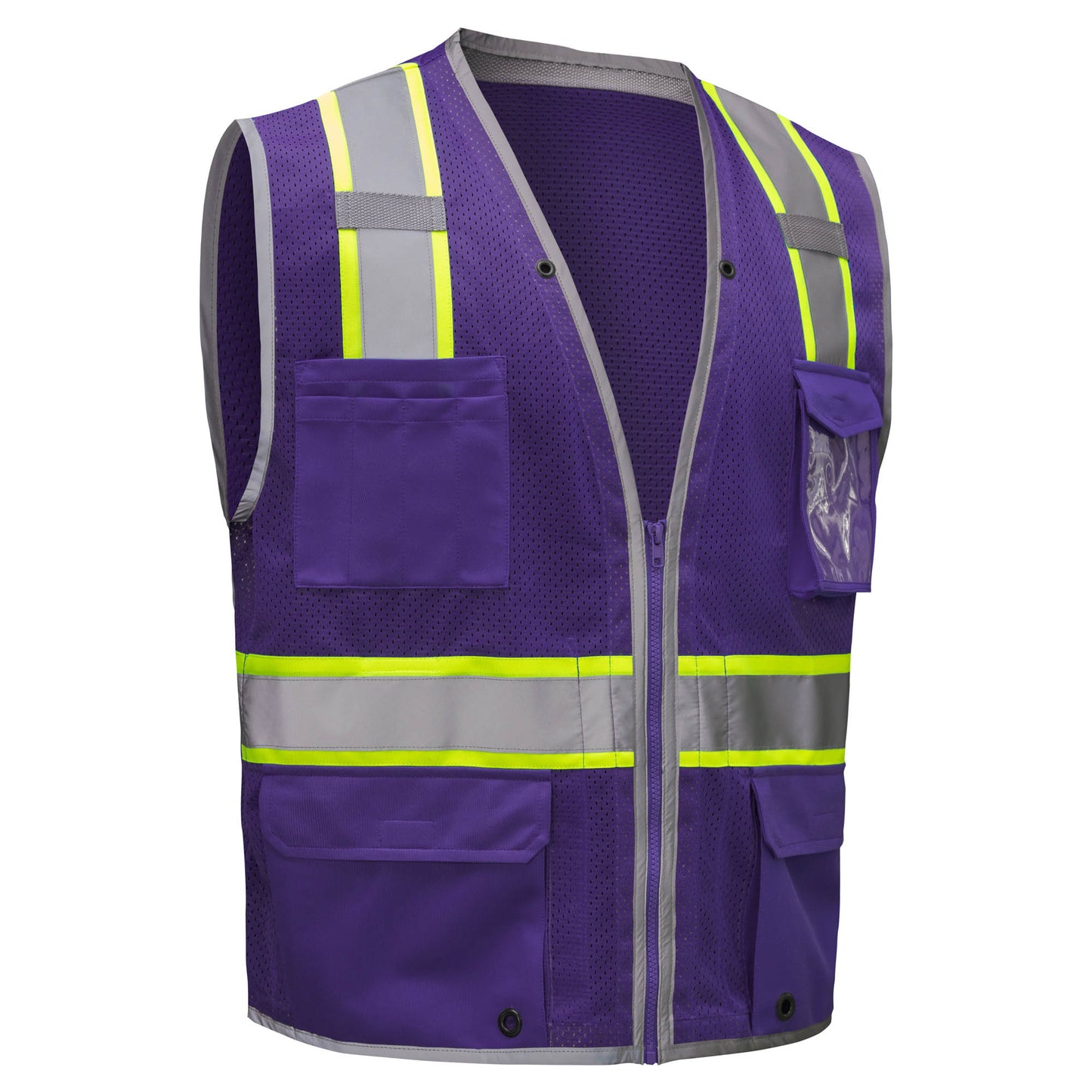 GSS Safety 1712 Enhanced Visibility Hype-Lite Heavy Duty Safety Vest - Purple