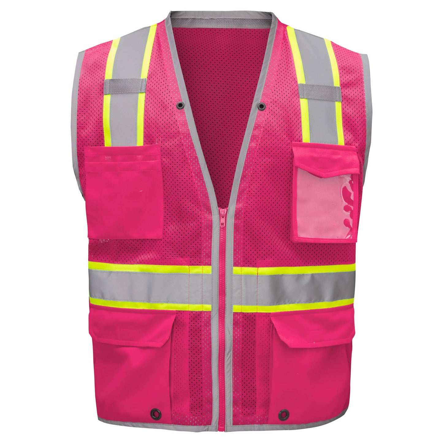 GSS Safety 1712 Enhanced Visibility Hype-Lite Heavy Duty Safety Vest - Pink