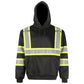 GSS Safety 7007 Class 3 Two-Tone Pullover Safety Sweatshirt - Black